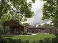 Проект дома 160-178-1, 178 м², 1 этаж, 4 комнаты Проект дома 160-178-1, 178 м², 1 этаж, 4 комнаты