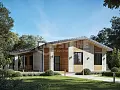 Проект дома 158-127-1, 127 м², 1 этаж, 2 комнаты Проект дома 158-127-1, 127 м², 1 этаж, 2 комнаты