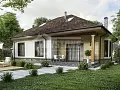 Проект дома 083-205-1М, 205 м², 1 этаж, 4 комнаты Проект дома 083-205-1М, 205 м², 1 этаж, 4 комнаты
