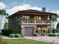 Проект дома 028-156-2Г, 156 м², 2 этажа, 4 комнаты Проект дома 028-156-2Г, 156 м², 2 этажа, 4 комнаты