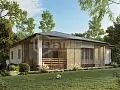 Проект дома 159-185-1Г, 185 м², 1 этаж, 4 комнаты Проект дома 159-185-1Г, 185 м², 1 этаж, 4 комнаты