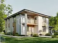 Проект дома 205-205-2, 205 м², 2 этажа, 3 комнаты Проект дома 205-205-2, 205 м², 2 этажа, 3 комнаты