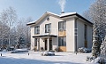Проект дома 220-229-2, 229 м², 2 этажа, 4 комнаты Проект дома 220-229-2, 229 м², 2 этажа, 4 комнаты