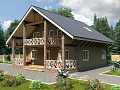 Проект дома 4 сезона, 150м², 2 этажа, 5 комнат Проект дома 4 сезона, 150м², 2 этажа, 5 комнат