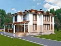 Проект дома Триумф, 327 м², 2 этажа, 6 комнат Проект дома Триумф, 327 м², 2 этажа, 6 комнат