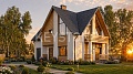 Дом 151 м² по проекту 113-151-1МГ — главный фасад Дом 151 м² по проекту 113-151-1МГ — главный фасад