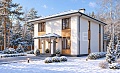 Проект дома 214-176-2, 176 м², 2 этажа, 3 комнаты Проект дома 214-176-2, 176 м², 2 этажа, 3 комнаты