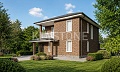 Проект дома 209-175-2, 175 м², 2 этажа, 4 комнаты Проект дома 209-175-2, 175 м², 2 этажа, 4 комнаты