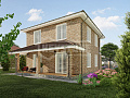 Проект дома 233-175-2, 175 м², 2 этажа, 4 комнаты Проект дома 233-175-2, 175 м², 2 этажа, 4 комнаты