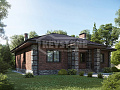 Проект дома 105-135-1, 105 м², 1 этаж, 3 комнаты Проект дома 105-135-1, 105 м², 1 этаж, 3 комнаты