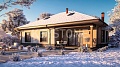 Дом 205 м² по проекту 083-205-1М — главный фасад Дом 205 м² по проекту 083-205-1М — главный фасад