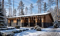 Проект дома 166-171-1, 171 м², 1 этаж, 3 комнаты Проект дома 166-171-1, 171 м², 1 этаж, 3 комнаты