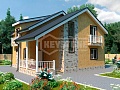 Проект дома Французская карамель, 168.8 м², 2 этажа, 5 комнат Проект дома Французская карамель, 168.8 м², 2 этажа, 5 комнат