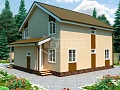 Проект дома Песочный, 189 м², 2 этажа, 6 комнат Проект дома Песочный, 189 м², 2 этажа, 6 комнат