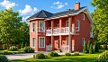 Проект дома 215-307-2М, 307 м², 2 этажа, 4 комнаты Проект дома 215-307-2М, 307 м², 2 этажа, 4 комнаты